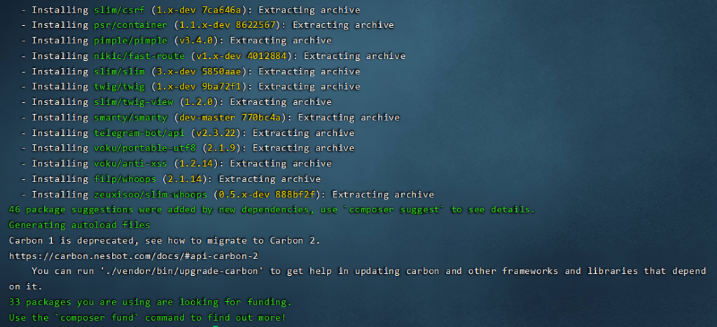 php composer.phar install大量报错could not be found in any version, there may be a typo in the package name